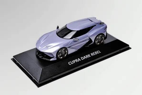 CUPRA DARKREBEL MODELLAUTO 1:43 LIQUID GLOW