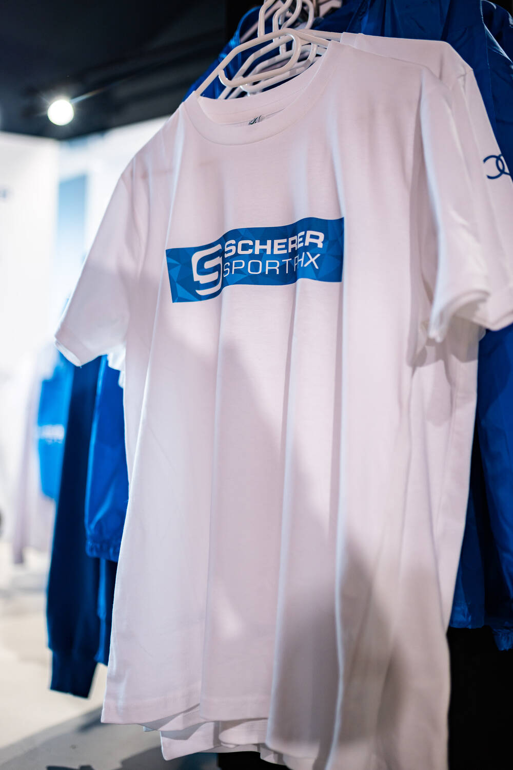 Scherer Sport T-Shirt weiß