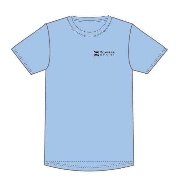 Schere Merch Scherer Sport T-Shirt hellblau