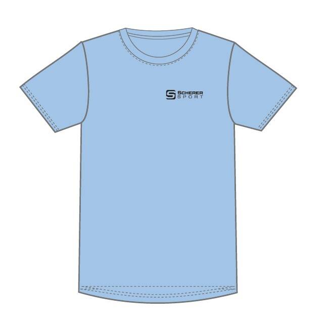 Scherer Sport T-Shirt hellblau