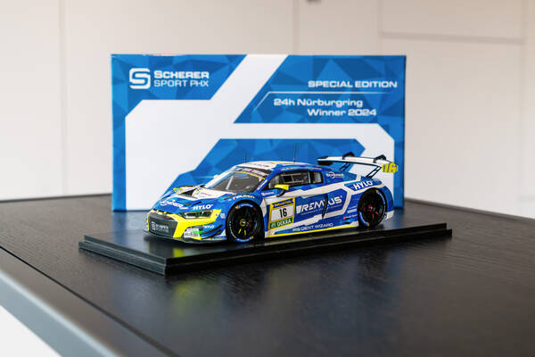 WINNER 24h Nürburgring 2024 - Audi R8 LMS GT3 #16 - Scherer Sport PHX 1:18
